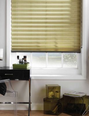 2" Pleated Shade - Panama Olive
